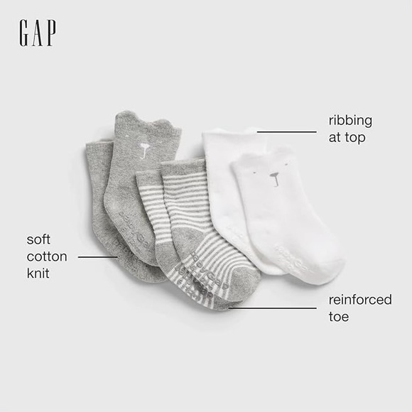 Brand New With Tags Gap 3-Pack Baby Socks 🧦 - Picture 2 of 5